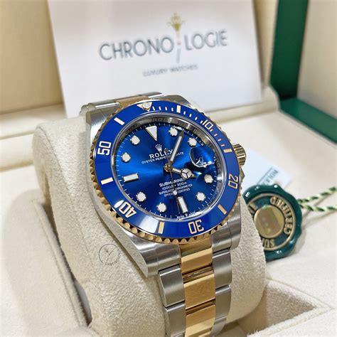 Rolex Submariner Date 2024 NEW Yellow Gold Blue Dial 